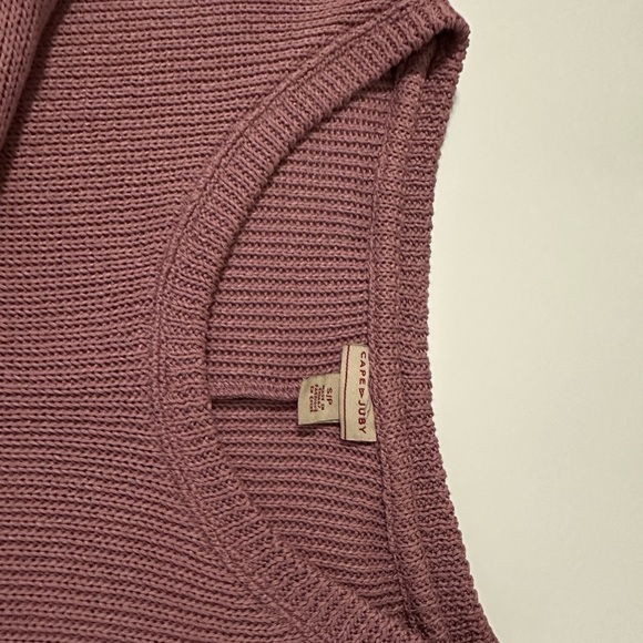 Cape Juby Dusty Pink Knit Sleeveless Top - Picture 3 of 5